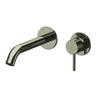 Bathroom Faucet Brushed Nickel Single Handle Wall Mounted Bathroom Faucet Remer XF15PLNL-NP