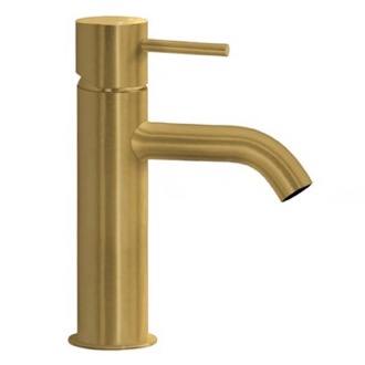Bathroom Faucet Matte Gold Single Hole Bathroom Faucet Remer XF11USNL-BG