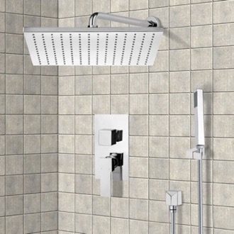 Shower Faucet Rain Shower System with Handheld, Rain Shower Head, Shower Faucet Set Remer SFH6099