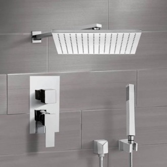 Shower Faucet Shower System with 12