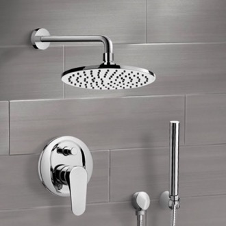Shower Faucet Rain Shower System with Handheld, Rain Shower Head, Shower Faucet Set Remer SFH6538