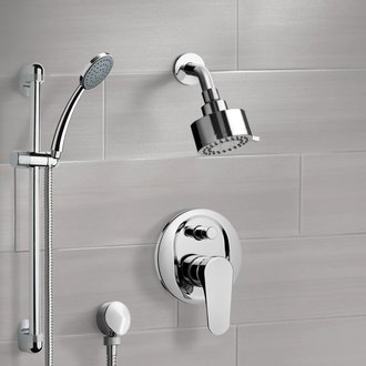 Shower Faucet Shower System with Handheld, Shower Faucet Set Remer SFR02