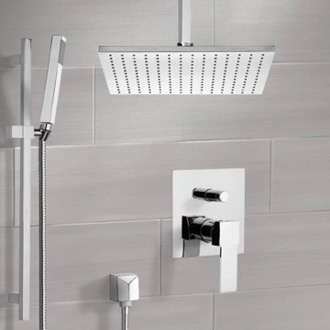 Shower Faucet Shower System with Ceiling 12