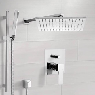 Shower Faucet Rain Shower System with Handheld, Rain Shower Head, Shower Faucet Set Remer SFR7513