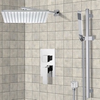 Shower Faucet Shower System with 12