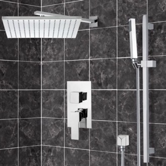 Shower Faucet Shower System with 12
