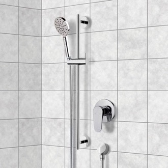 Shower Faucet Sliding Rail Hand Shower Set Remer SR046