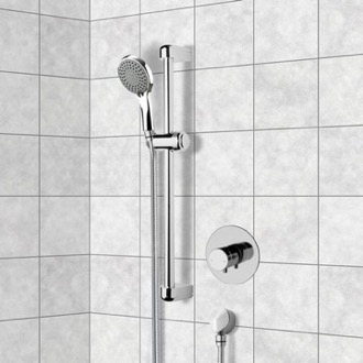 Shower Faucet Thermostatic Sliding Rail Hand Shower Set Remer SR047