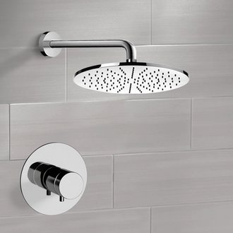 Shower Faucet Thermostatic Rain Shower Faucet Set Remer SS1409
