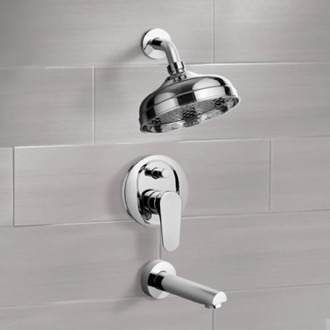 Tub and Shower Faucet Tub and Shower Faucet Sets with 8