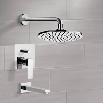 Tub and Shower Faucet Tub and Shower Faucet Sets with 8