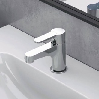 Bathroom Faucet Chrome Single Hole Bathroom Faucet Remer W11SUSNL-CR