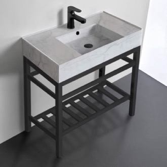 Console Bathroom Sink Modern Console Sink Vanity, Marble Style Sink, 32