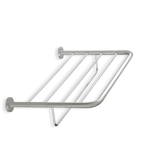 Train Rack Wall Mounted Satin Nickel Towel Rack StilHaus 786-36