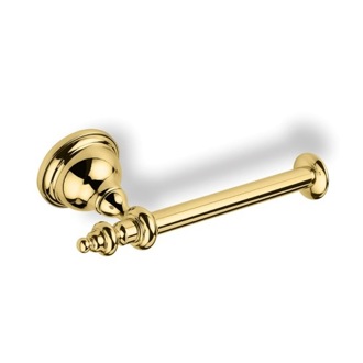 Toilet Paper Holder Gold Finish Classic Style Toilet Paper Holder StilHaus EL11-16