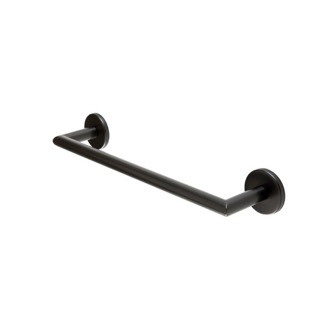 Towel Bar Round 13 Inch Black Towel Bar StilHaus ME06-23