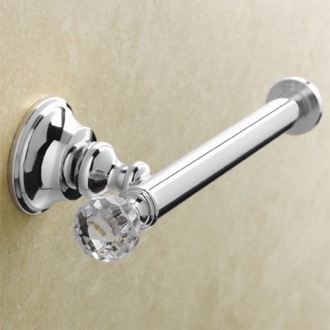 Toilet Paper Holder Toilet Roll Holder, Brass with Crystal StilHaus SL11