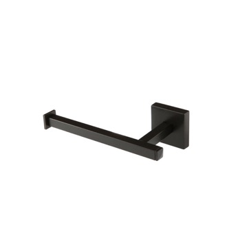 Toilet Paper Holder, Modern, Matte Black, with Shelf, Malta Gedy 2039-14 by Nameeks