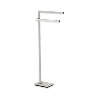 Towel Stand Towel Stand, Satin Nickel, Free Standing StilHaus U19-36