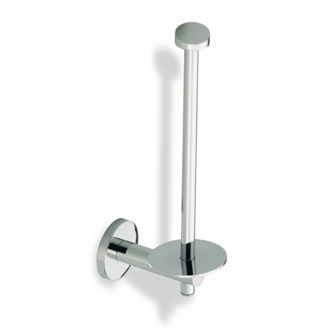 Toilet Roll Holder, Free Standing, Spare, Chrome or Gold, Vanity Stand Holders Windisch 89123 by Nameeks