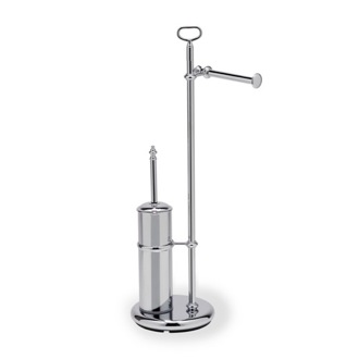 Bathroom Butler Free Standing Classic-Style 2-Function Bathroom Butler in Chrome StilHaus EL20-08