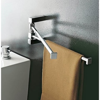 Luxury Swivel Towel Bars Nameek S 14 Inch Polished Chrome Swivel Towel Bar
