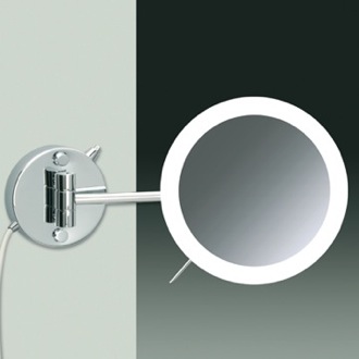 Makeup Mirror Wall Mounted Makeup Mirror, Lighted Windisch 99650/1/D