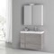 Modern Bathroom Vanity, Wall Mount, 31