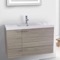 Wall Mount Bathroom Vanity, Modern, 39