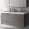 Double Bathroom Vanity, Floating, Wide, 48