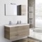 Trough Modern Wall Mount Bathroom Vanity, 47
