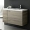 Modern Bathroom Vanity, Wall Mounted, 39