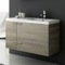 Modern Bathroom Vanity, Wall Mounted, 40