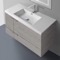 Wall Mount Bathroom Vanity, Modern, 39