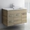 Floating Bathroom Vanity, Modern, 34