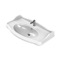 Rectangle White Ceramic Wall Mounted Sink