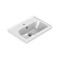 Rectangular White Ceramic Wall Mounted or Drop In Sink