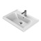 Drop In Sink in Ceramic, Modern, Rectangular