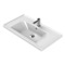 Rectangle White Ceramic Wall Mounted or Drop In Sink