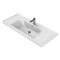 Rectangle White Ceramic Wall Mounted or Drop In Sink