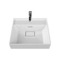 Square White Ceramic Wall Mounted or Drop In Sink