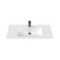 Rectangular White Ceramic Wall Mounted Sink