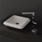 Square White Ceramic Vessel Sink