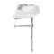 Traditional Ceramic Console Sink With Chrome Stand