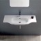 Rectangular White Ceramic Wall Mounted or Drop In Sink
