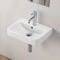 Small Bathroom Sink, Wall Mounted