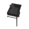 Small Black Console Sink, Modern, 24