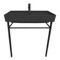 Rectangular Matte Black Ceramic Console Sink and Matte Black Stand, 32