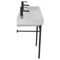 Double Trough Console Sink, 40