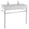 Double Trough Console Sink, 40
